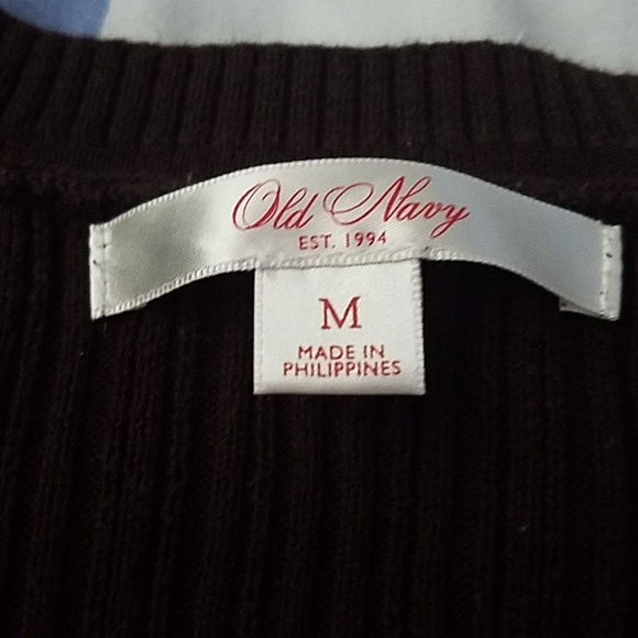 Old Navy Brown V-neck Sweater - Picture 2 of 7